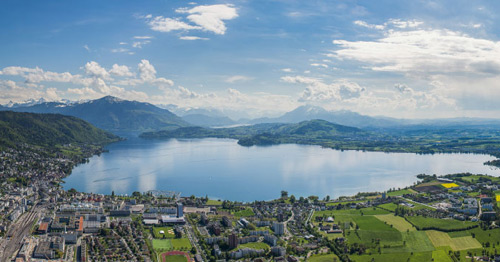 Ansicht Zugersee